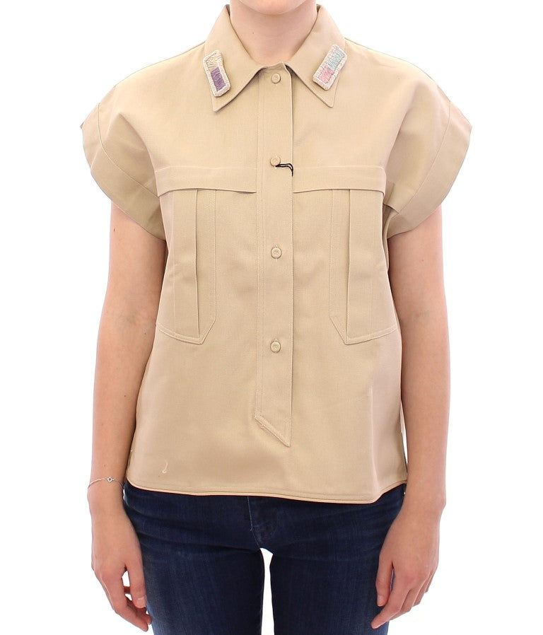 Collared Short Sleeve Shirt