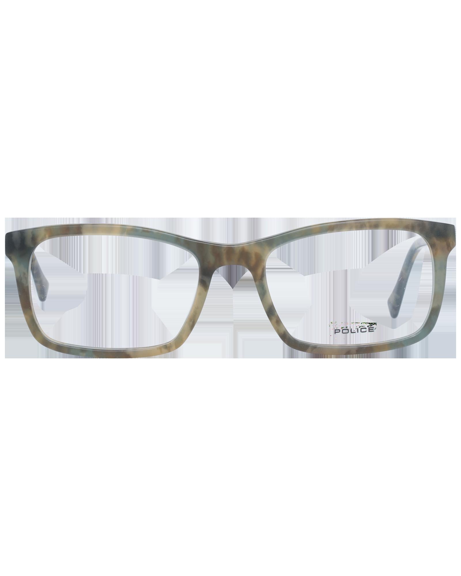 Police SPL745 0700 Green Tortoise Shell Optical Eyeglasses for Men and Women