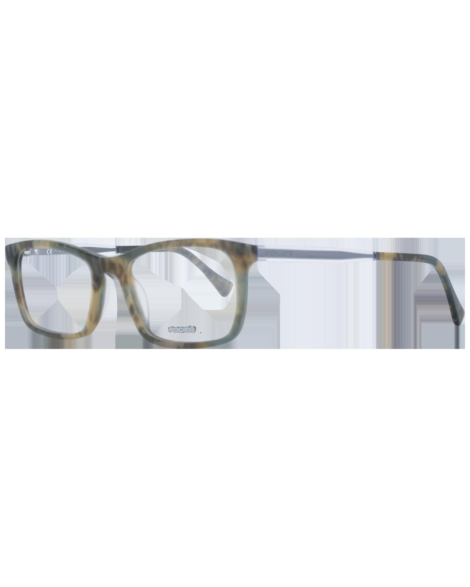 Police SPL745 0700 Green Tortoise Shell Optical Eyeglasses for Men and Women