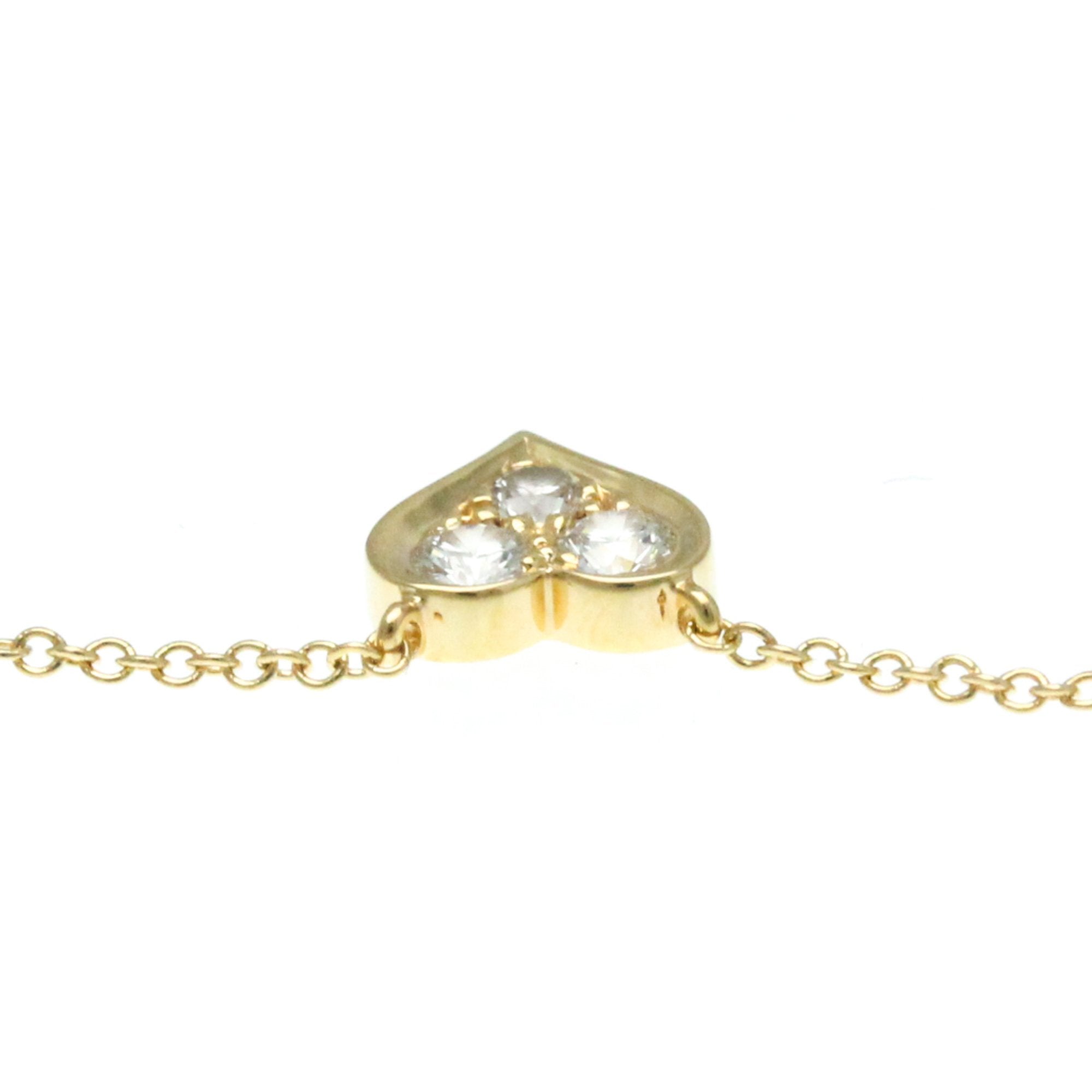 ThreeStone Heart Pendant Necklace