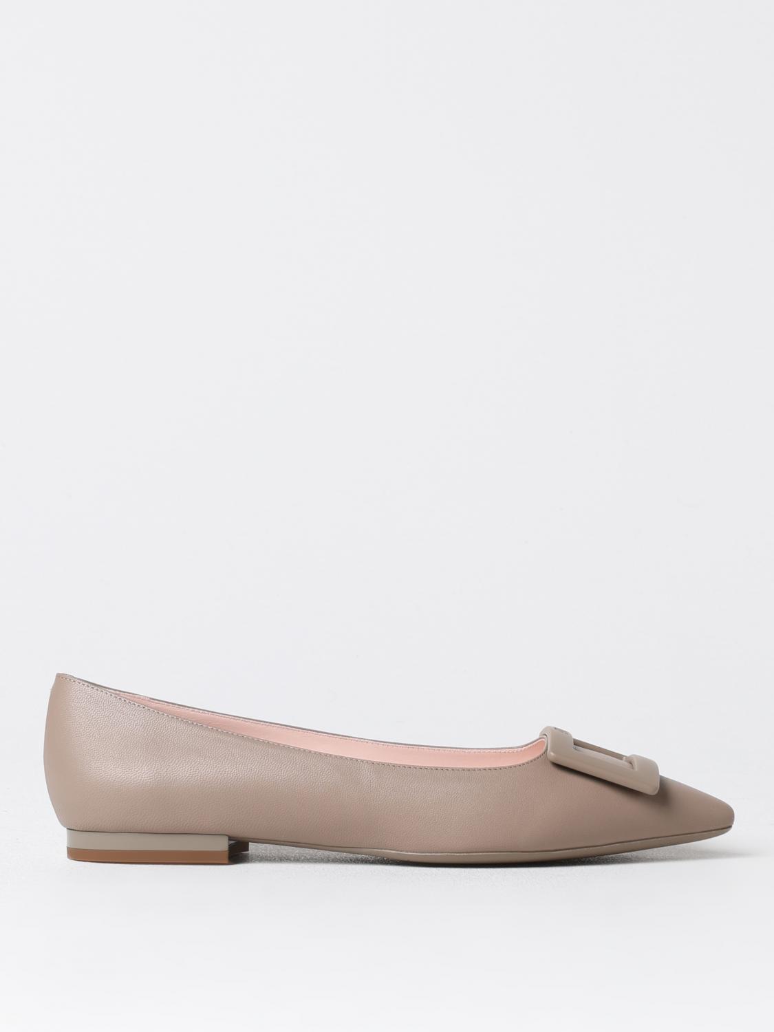 Belle Vivier Leather Ballerinas