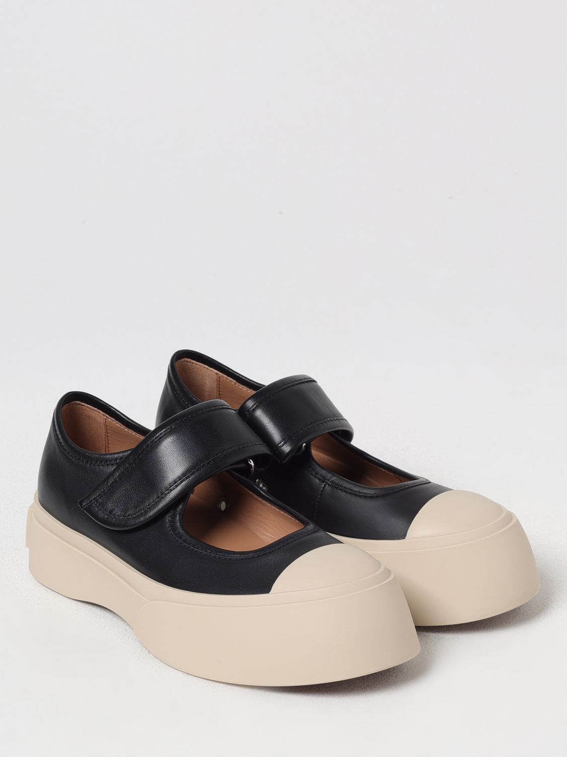 Mary Jane Platform Leather Shoes