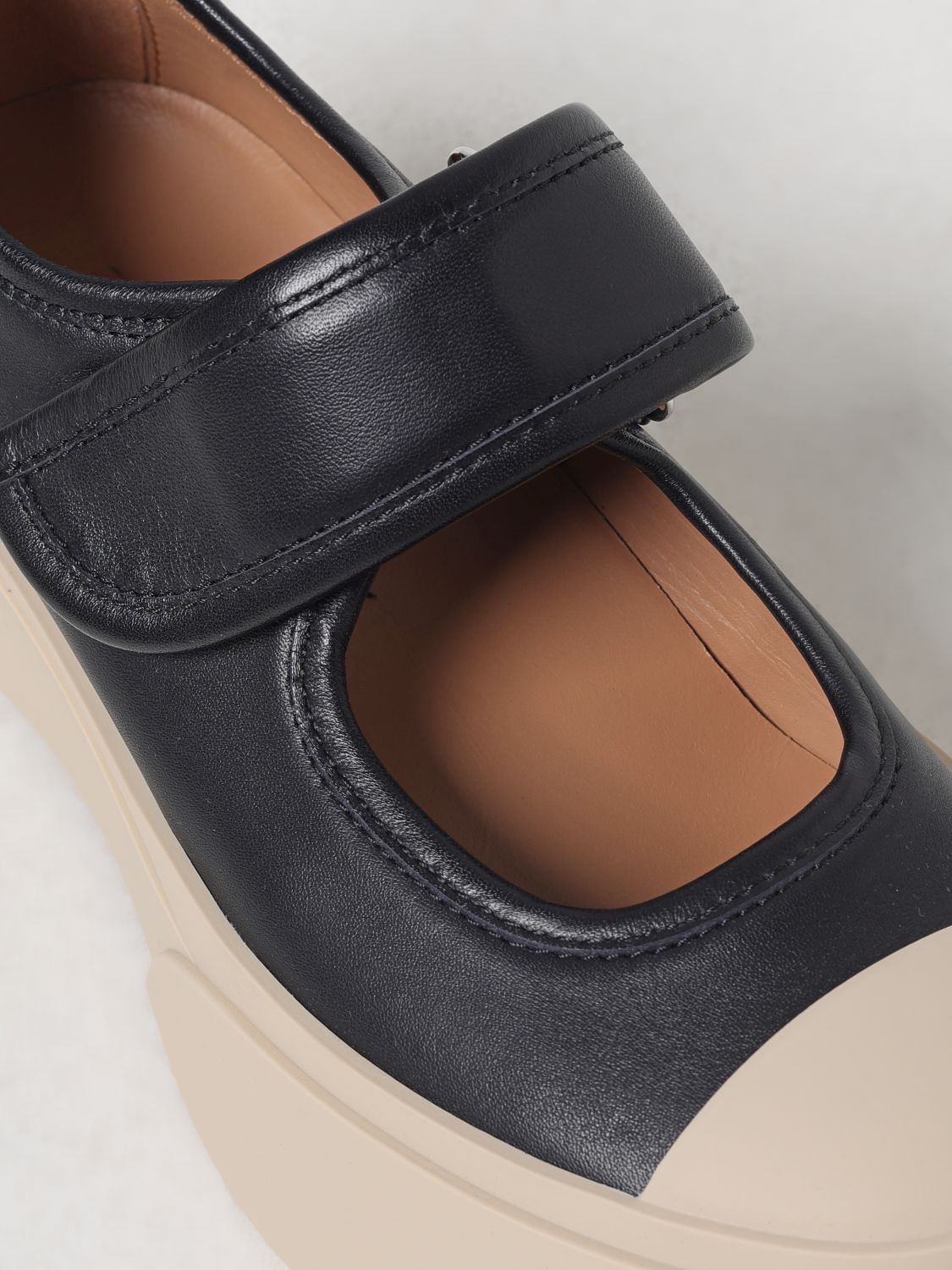 Mary Jane Platform Leather Shoes