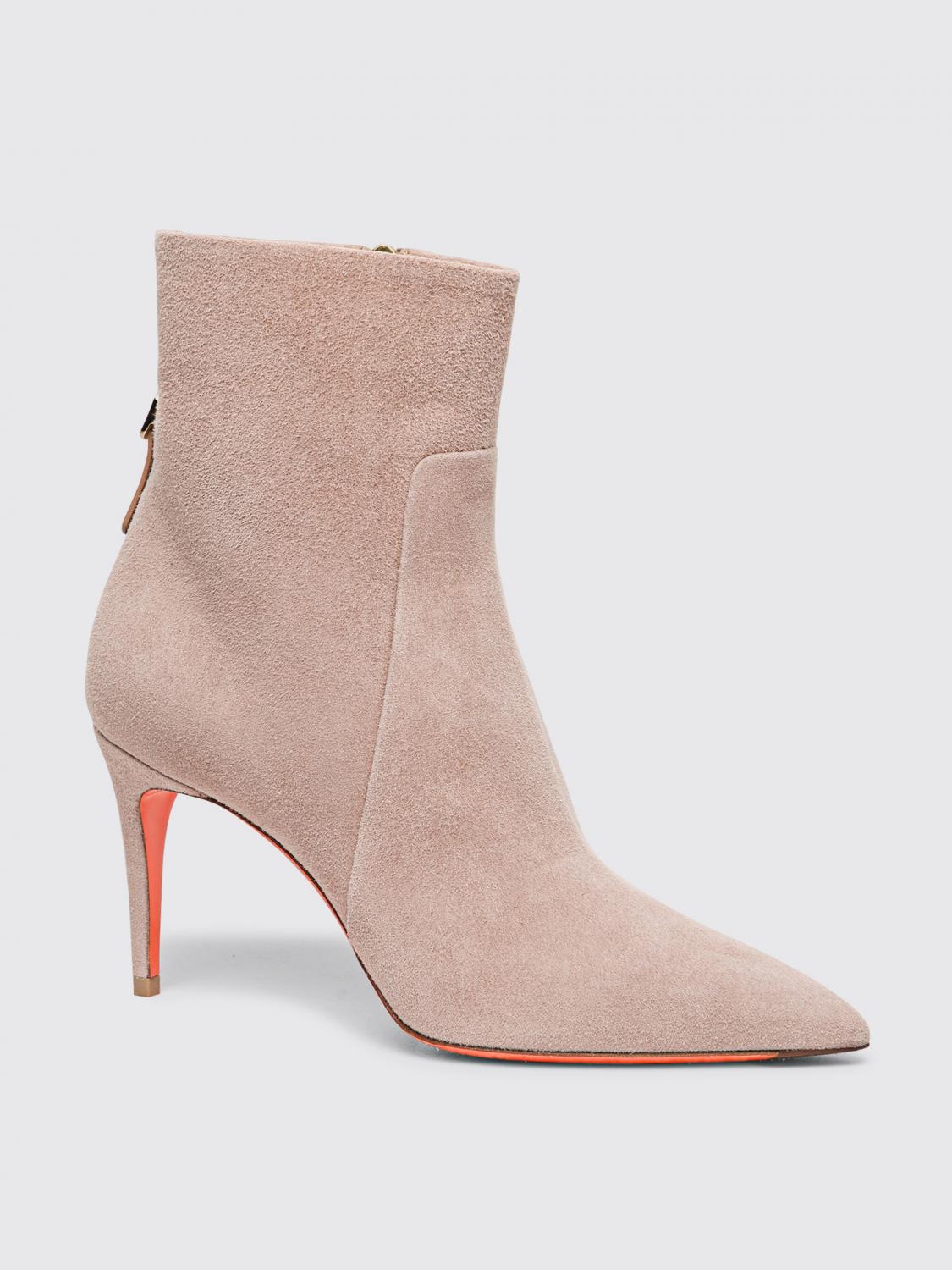 Suede Ankle Boots Pointed Toe