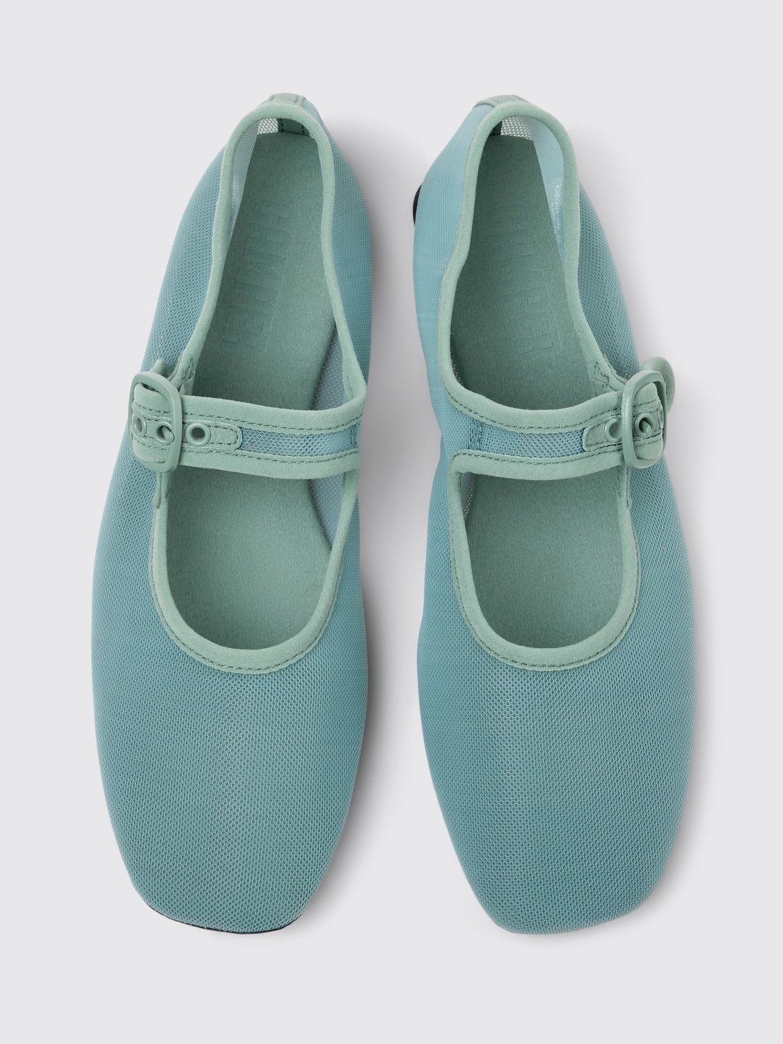 Ballet Flats with Cushioned Insole and Round Toe