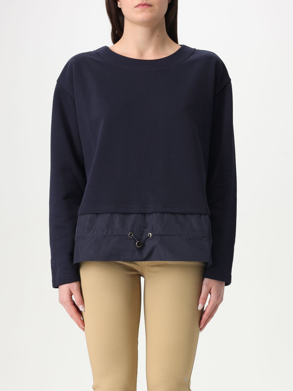 Layered Sweatshirt Pullover Top