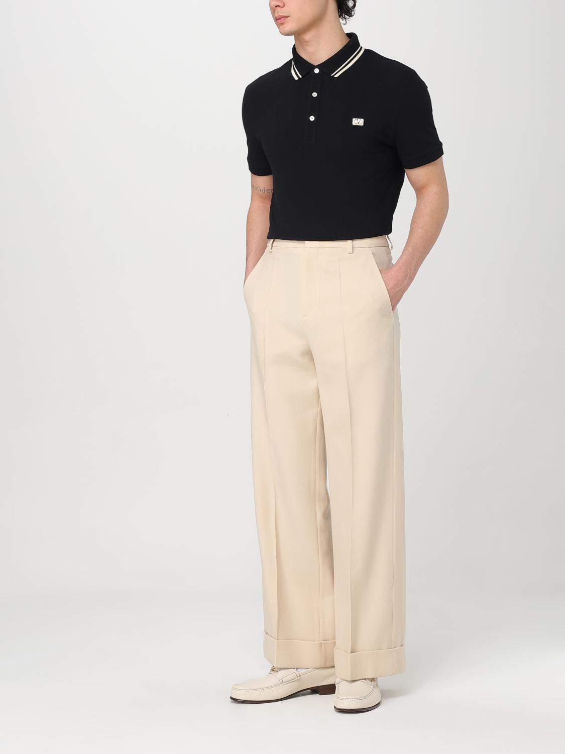 Tipped Collar Polo Shirt