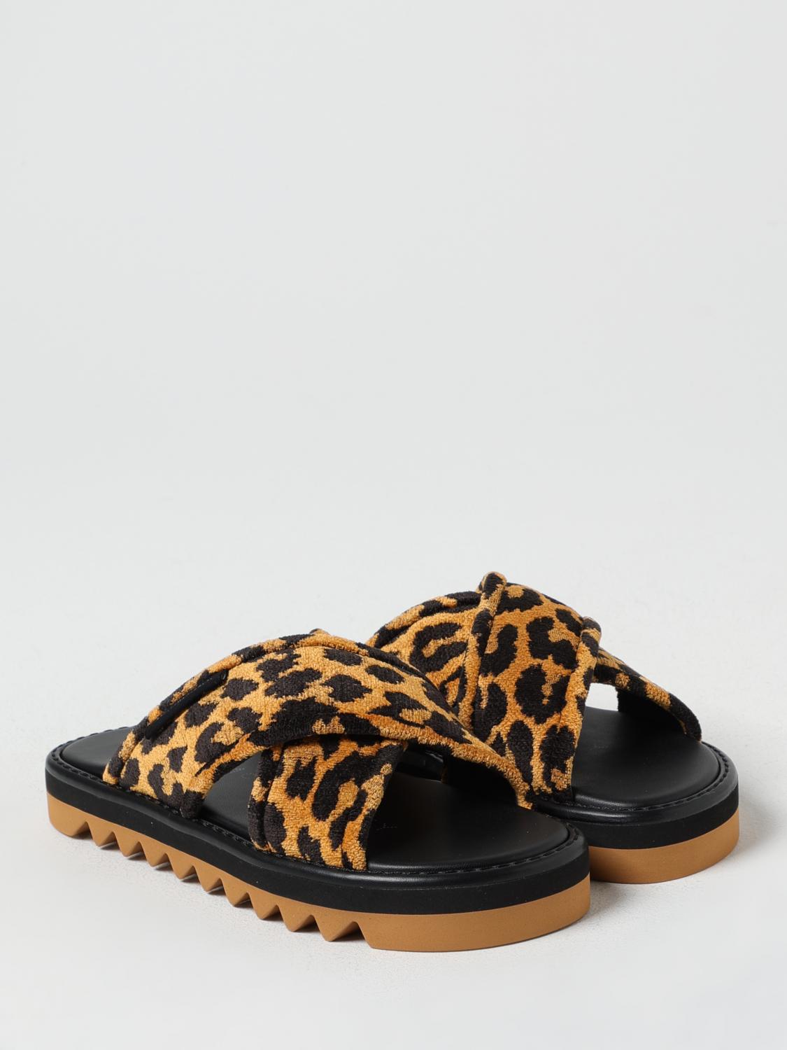 Loop Platform Slides Leopard Print