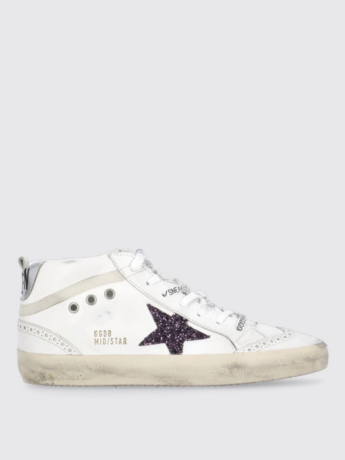 Mid Star Glitter Sneakers