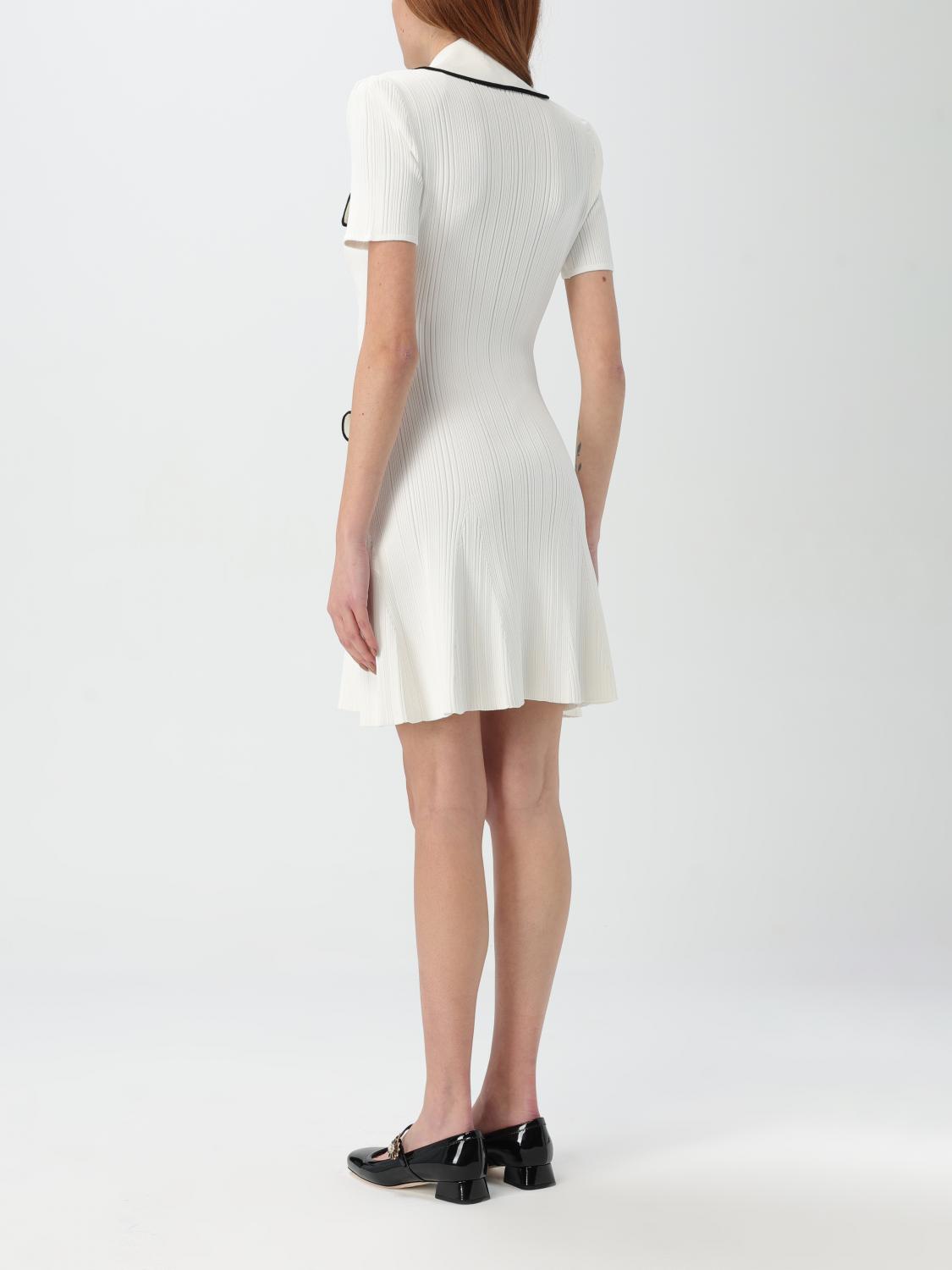 Knit Mini Dress with Collar