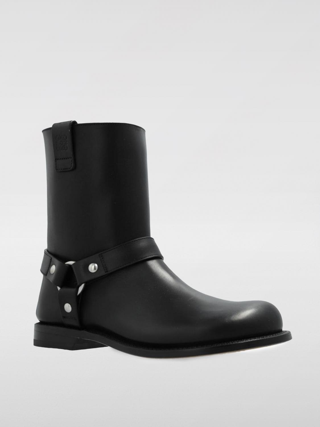 Leather Harness Boots