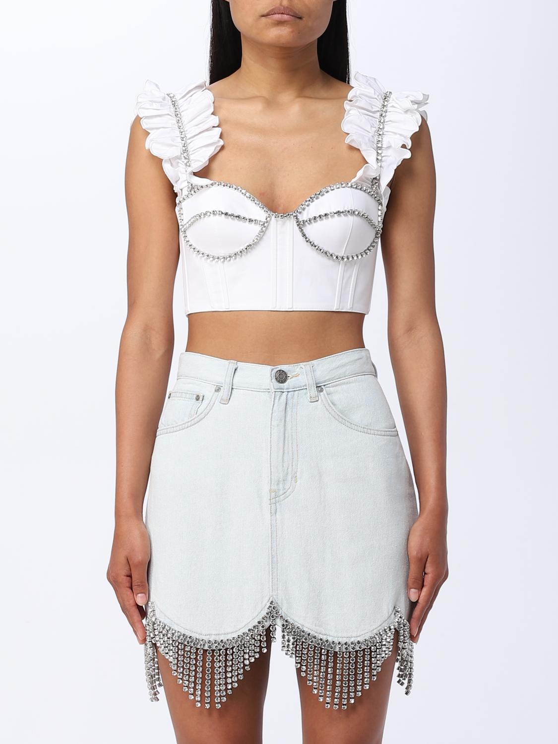 Crystal Embellished Corset Top
