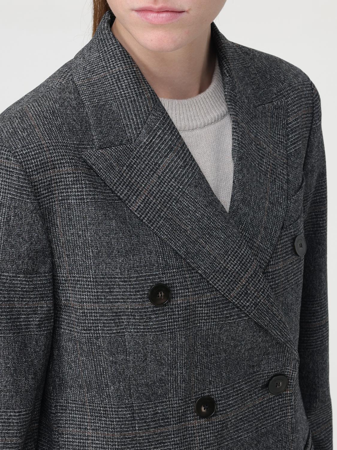 Double Breasted Plaid Blazer