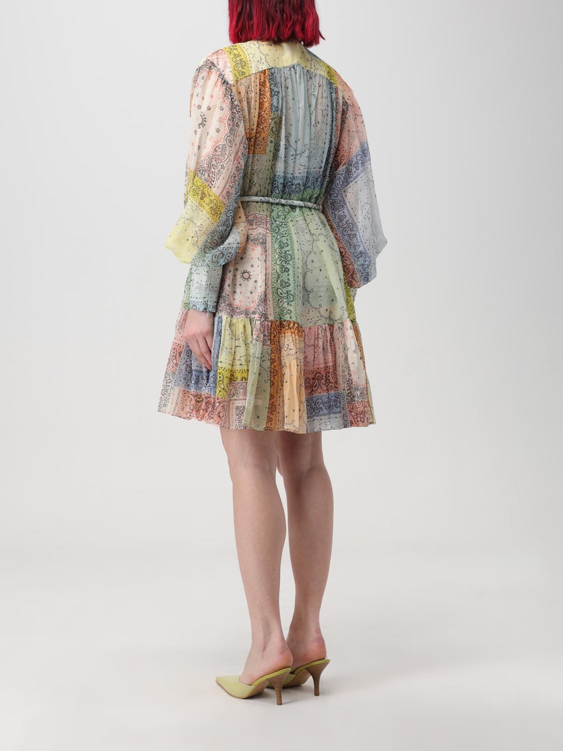 Patchwork Paisley Mini Dress