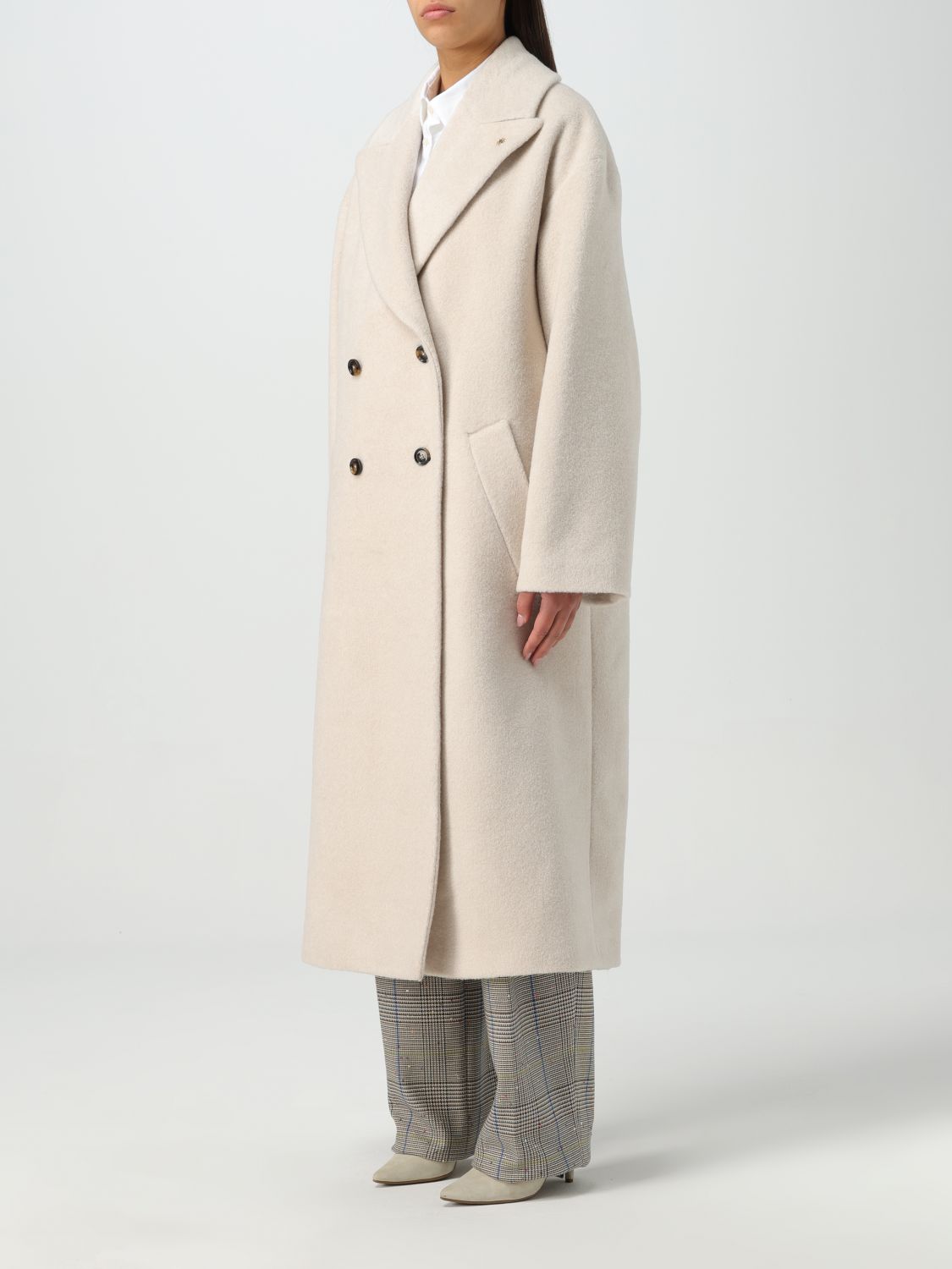 DoubleBreasted Wool Coat
