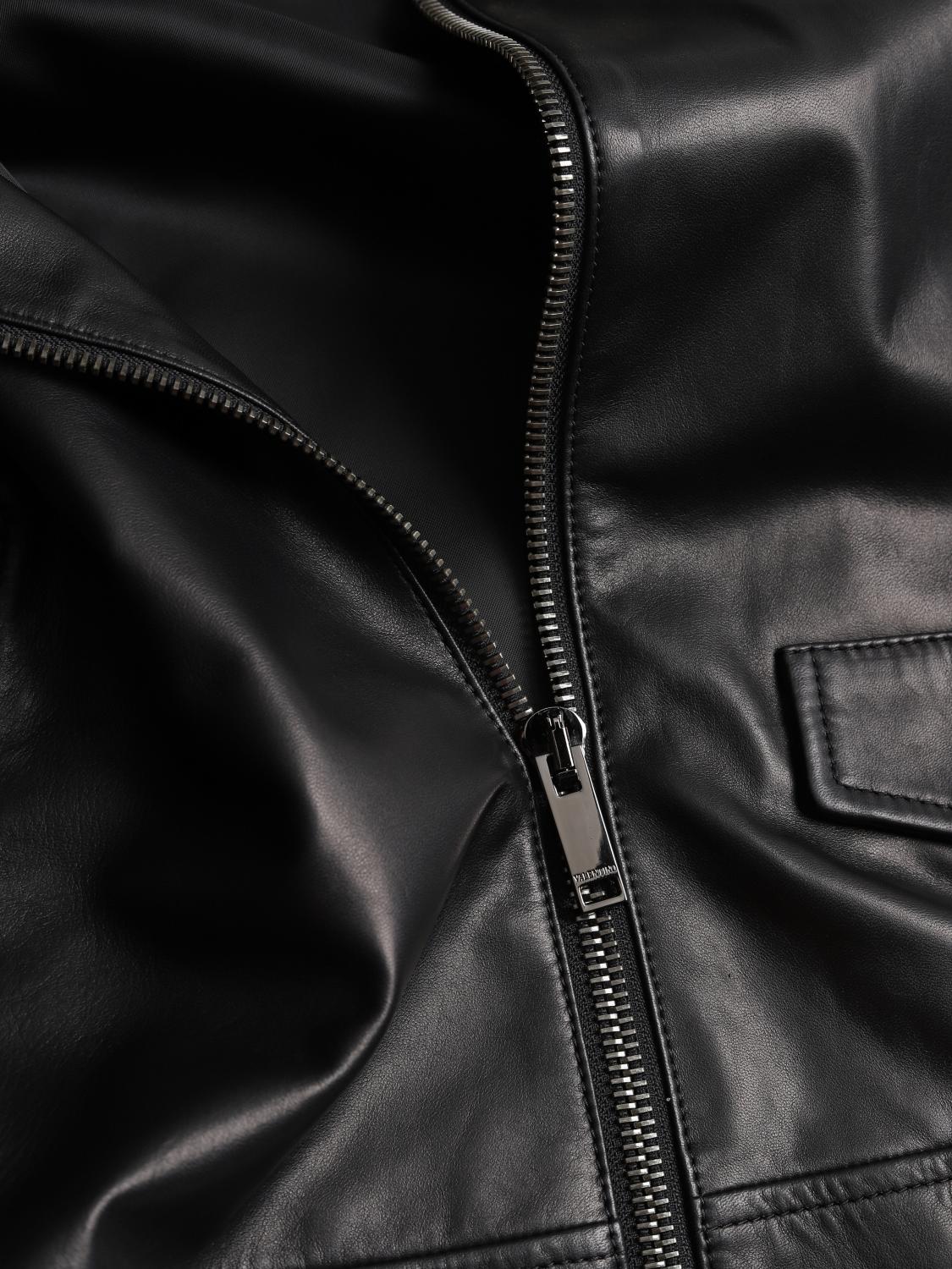 Studded Leather Jacket Moto Style