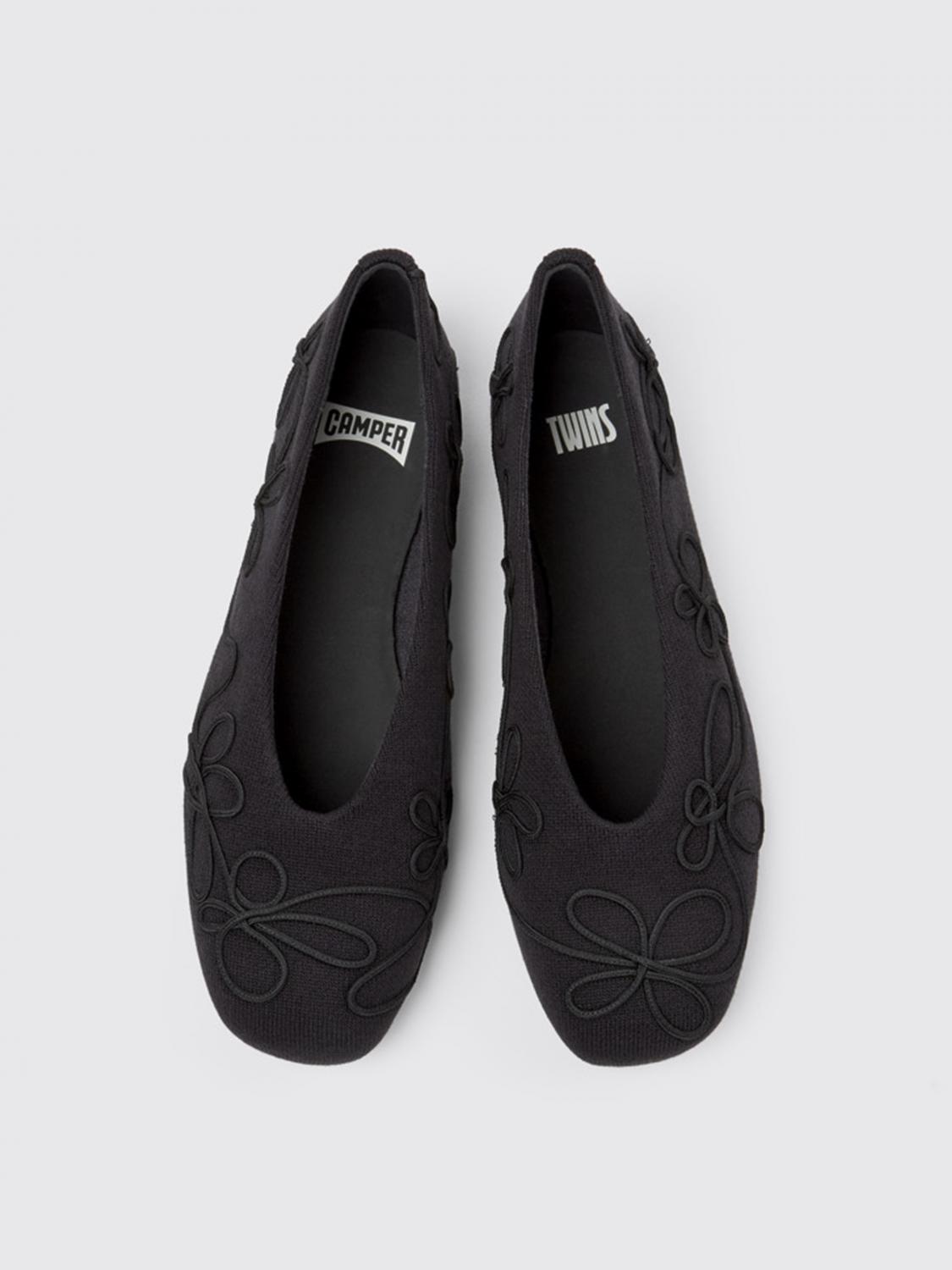 Embroidered Detail Flats