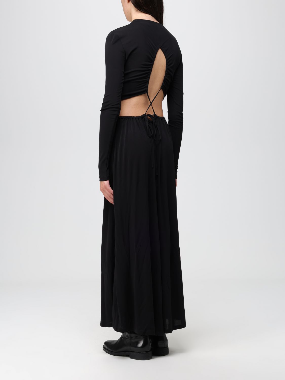 Long Sleeve Jersey Maxi Dress