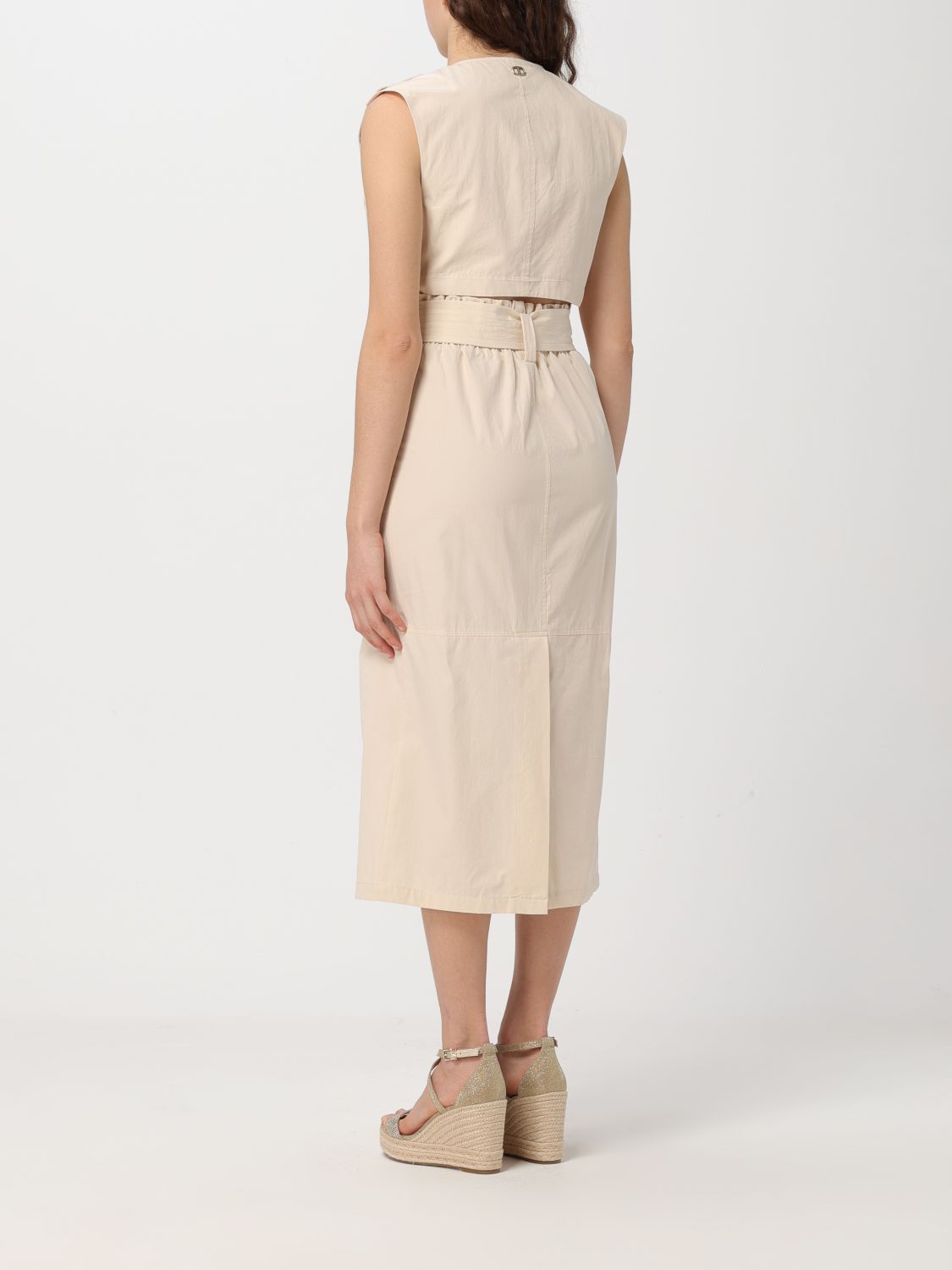 Belted DoubleBreasted Midi Dress