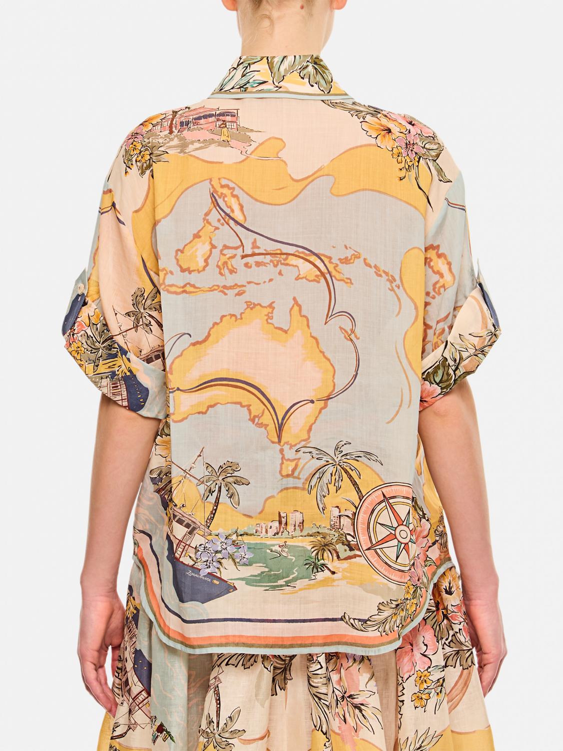 Resort Floral Linen Shirt