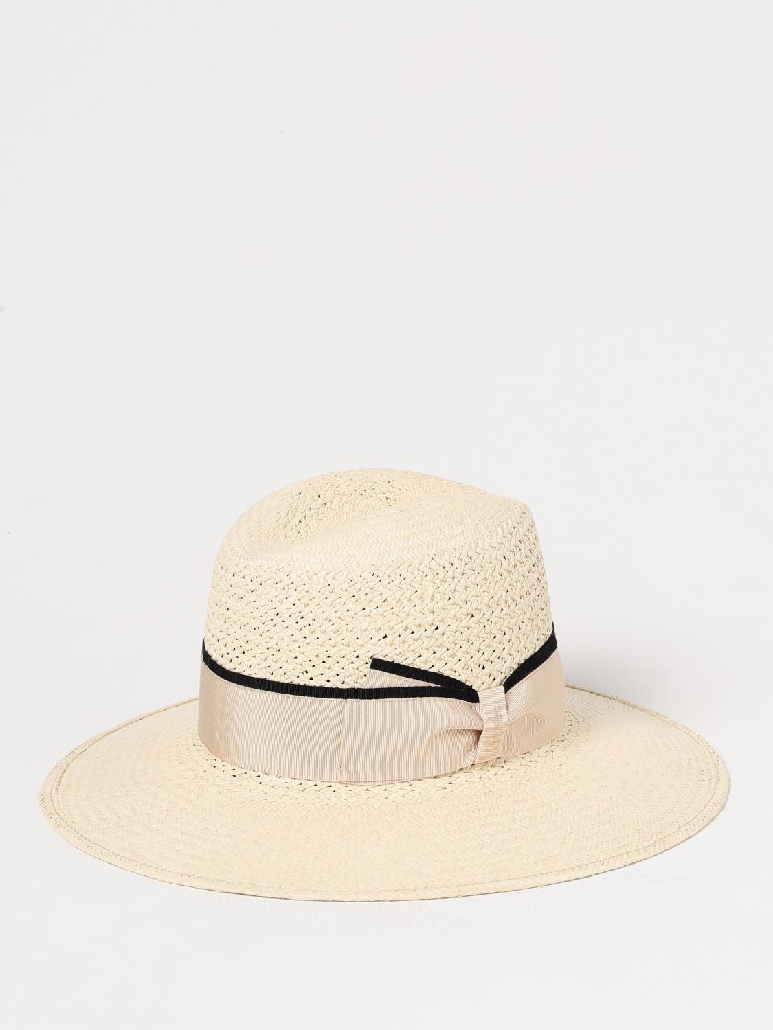 Straw Panama Hat with Ribbon