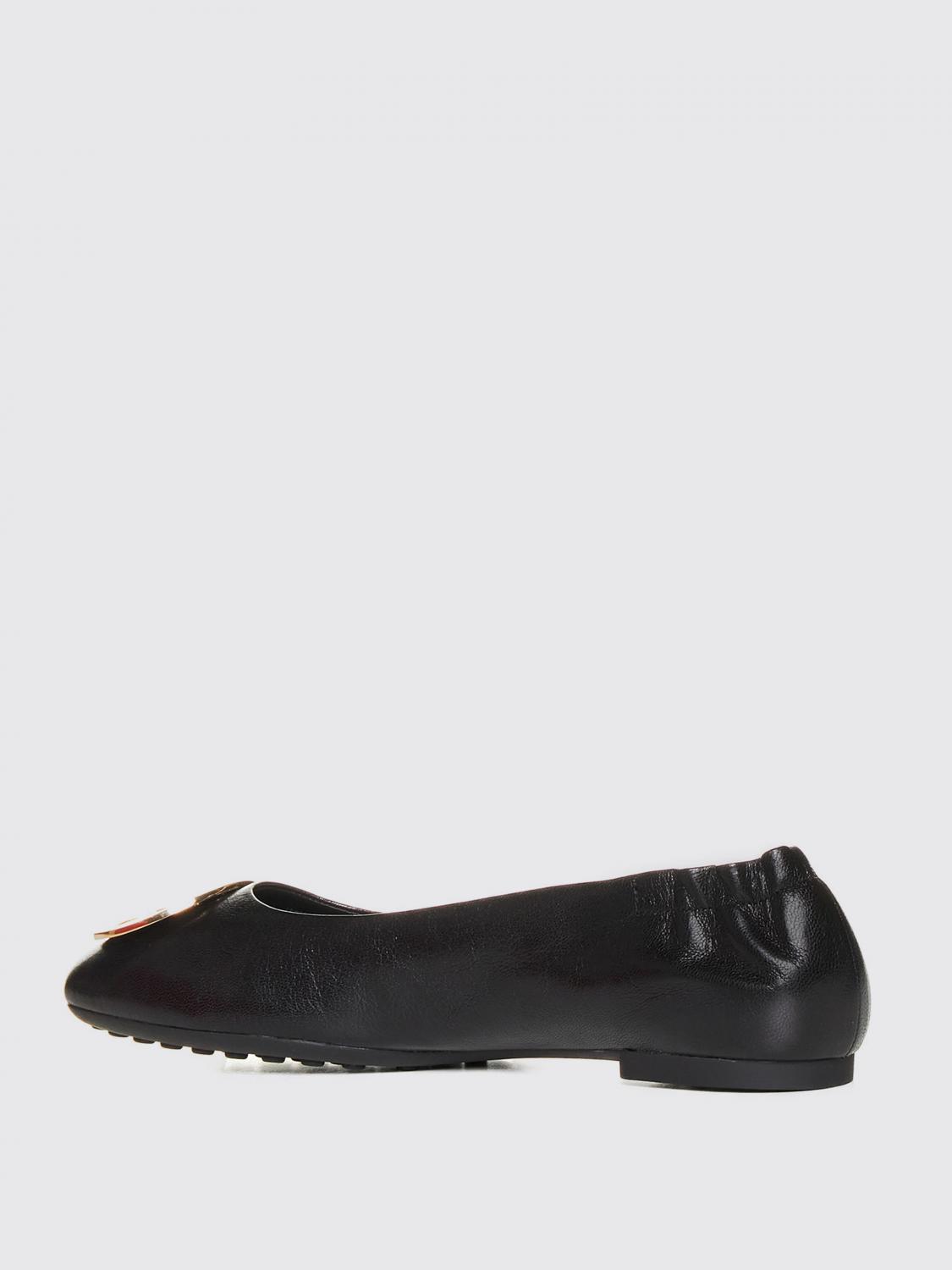 Minnie Travel Ballet Flat Leather