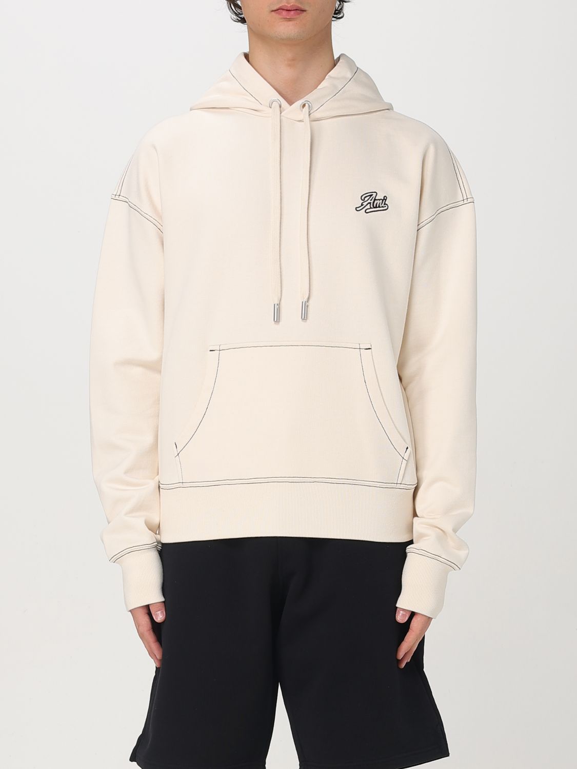 ContrastStitch Hoodie