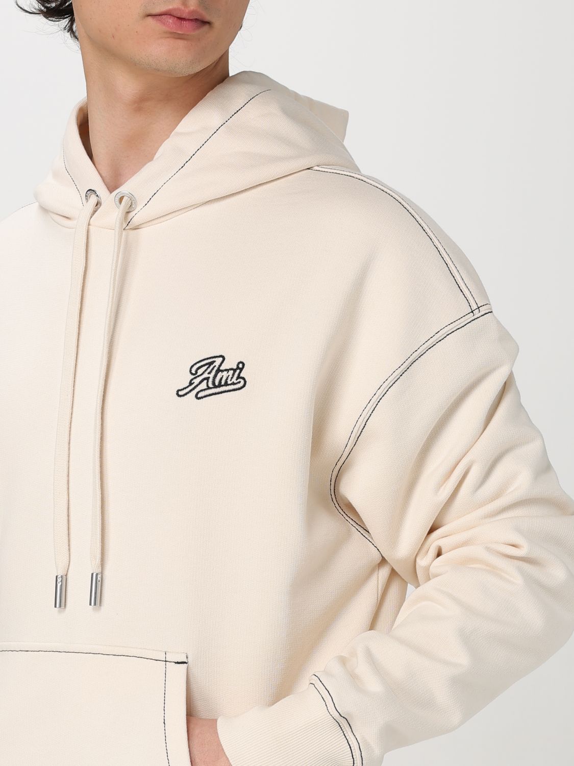 ContrastStitch Hoodie