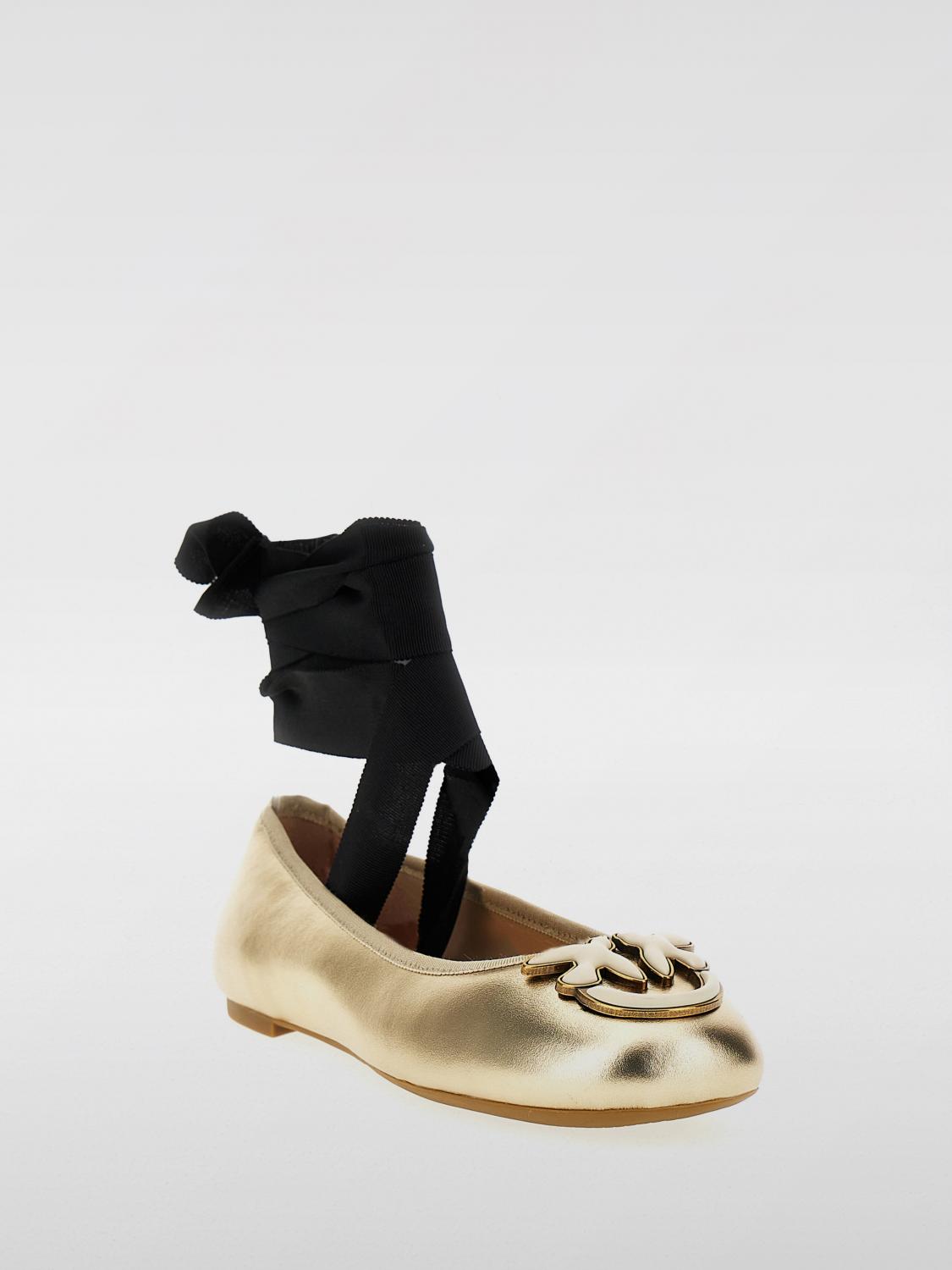 Love Birds Ballerina Flats AnkleTie