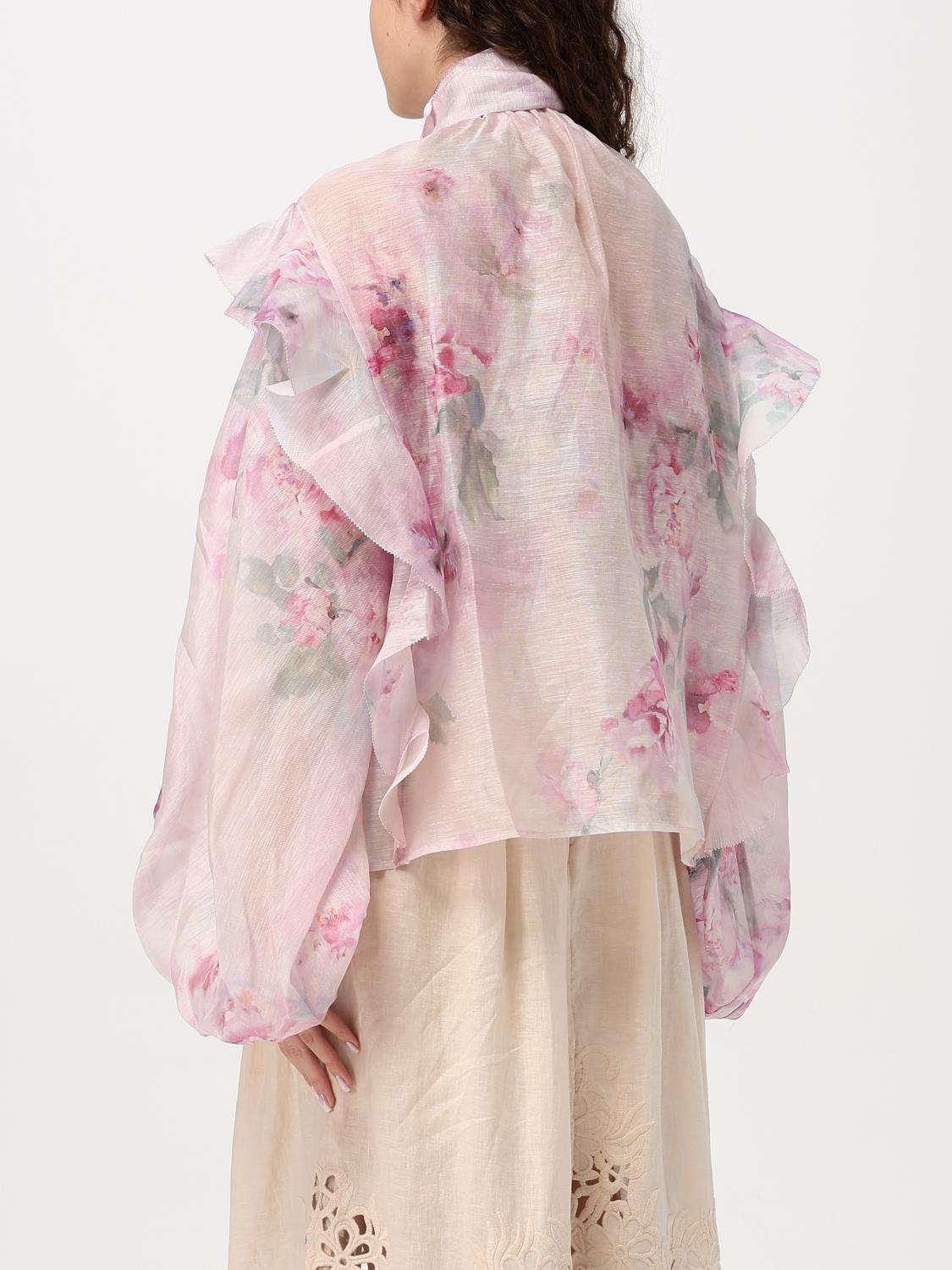 Romantic Floral Blouse Balloon Sleeves