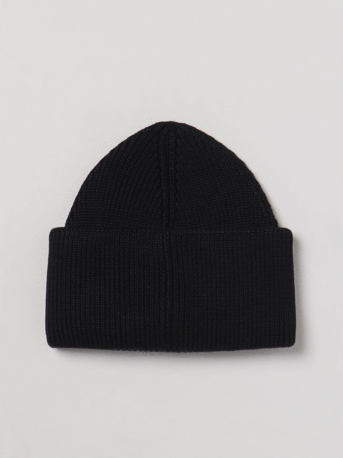 Ribbed Knit Beanie with Appliques
