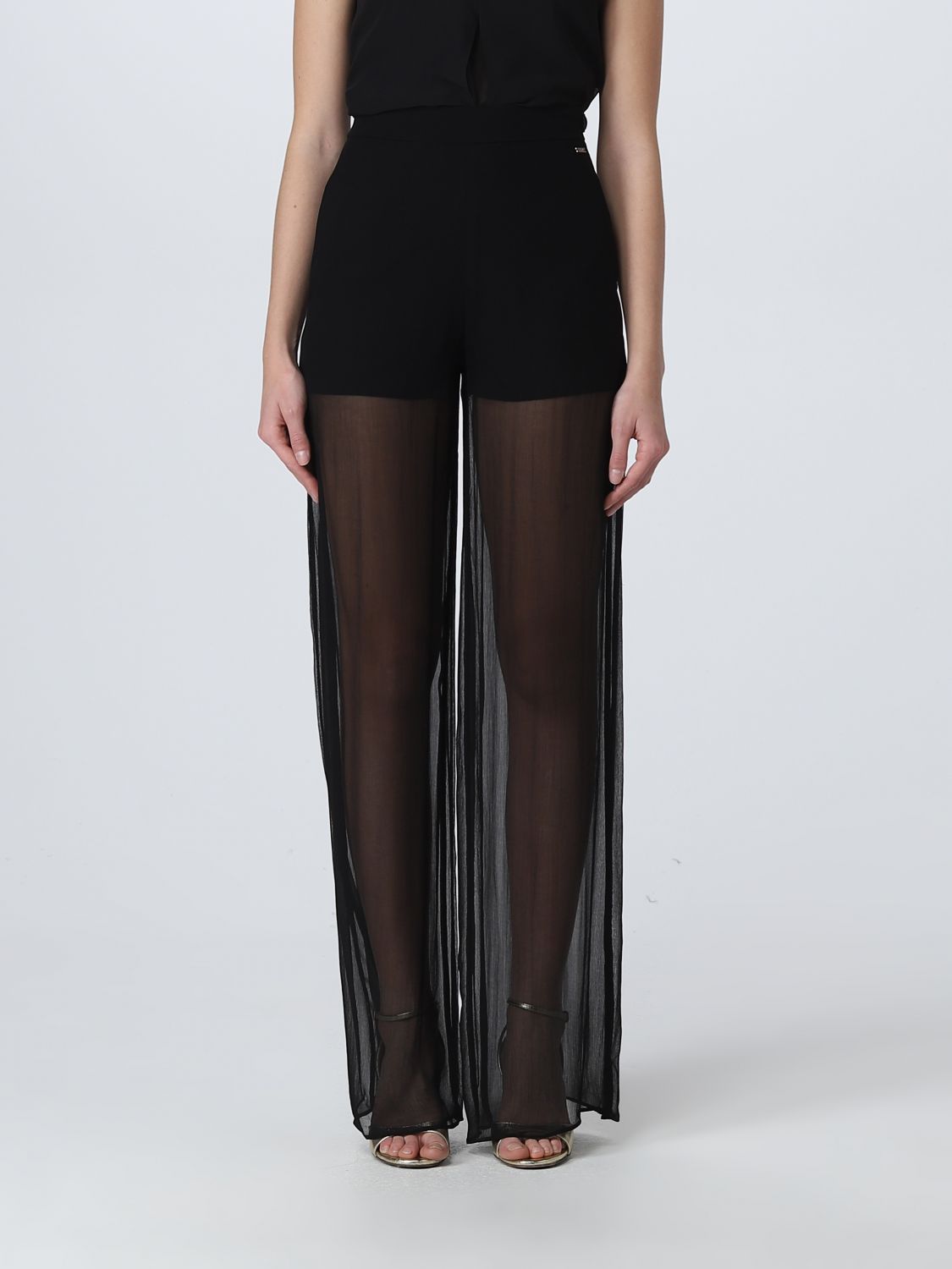 Layered Sheer WideLeg Pants