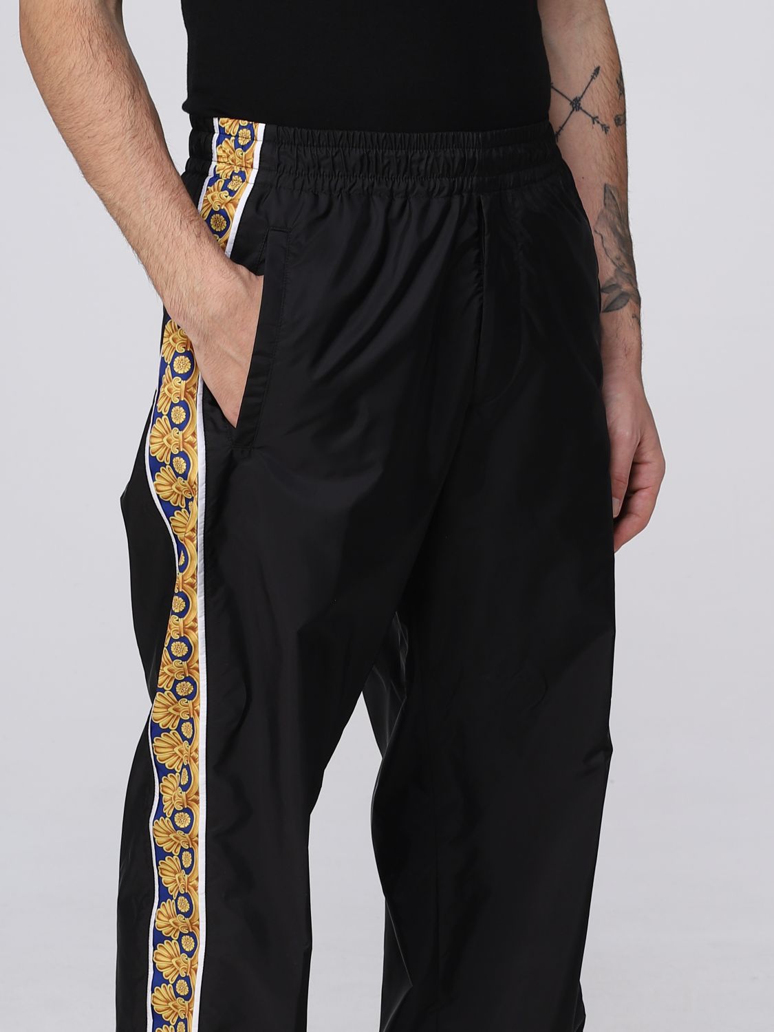 Track Pants with Side Stripe