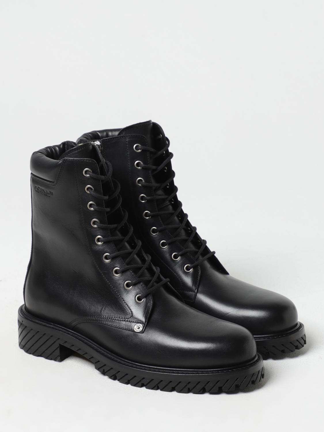 Laceup Leather Boots Rugged Design