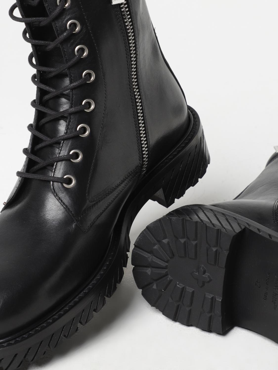 Laceup Leather Boots Rugged Design