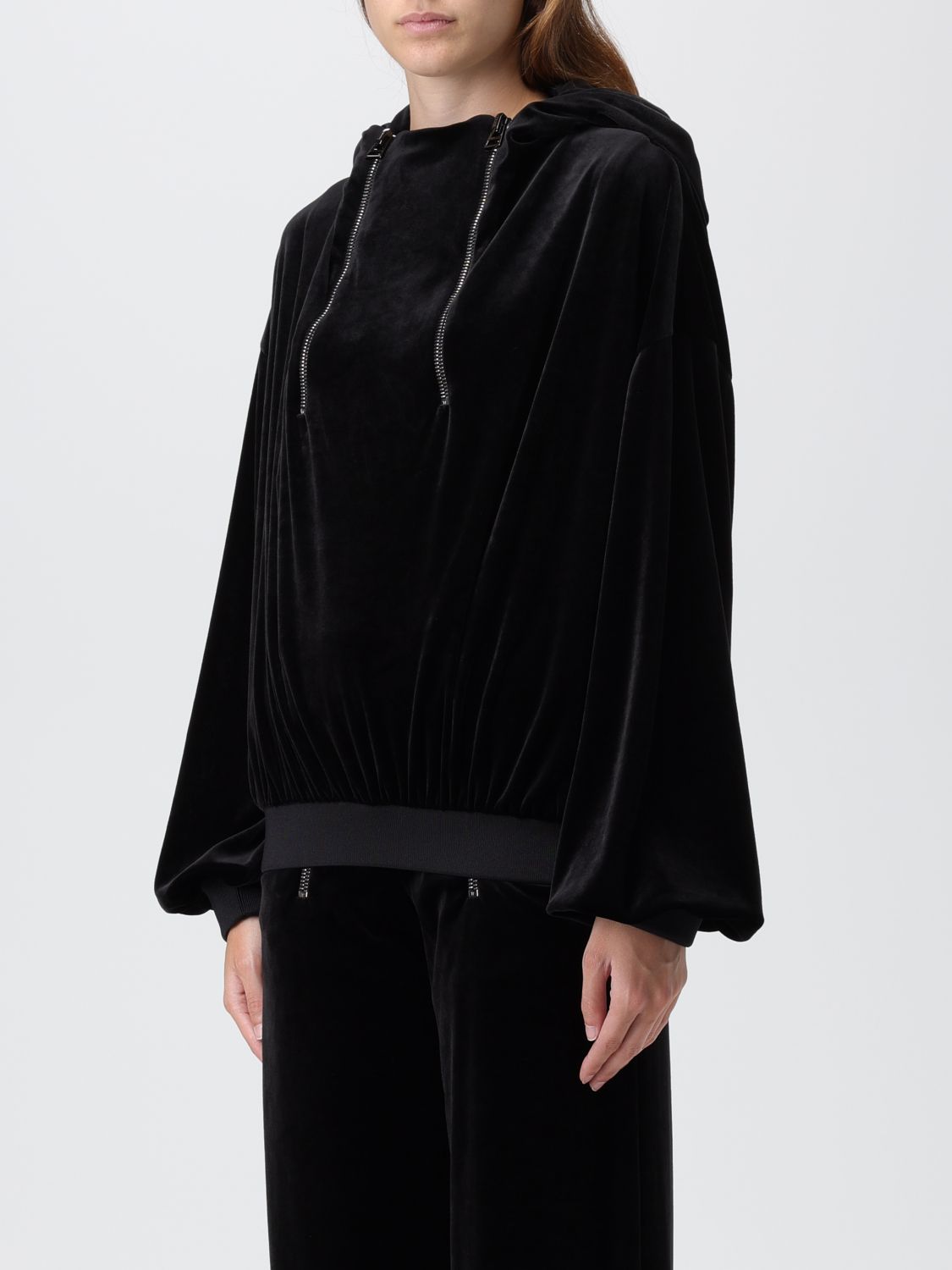 Velour Hoodie Relaxed Fit