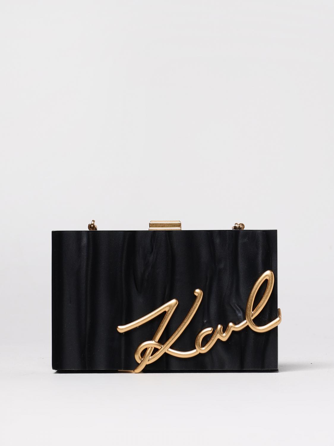 Karl Lagerfeld Signature Clutch