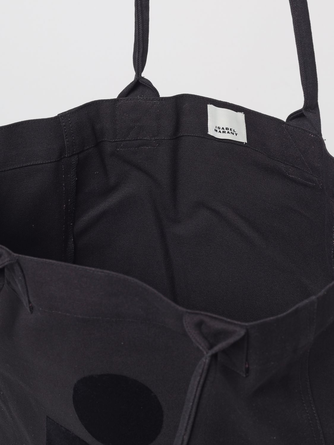 Canvas Tote Bag Black Logo