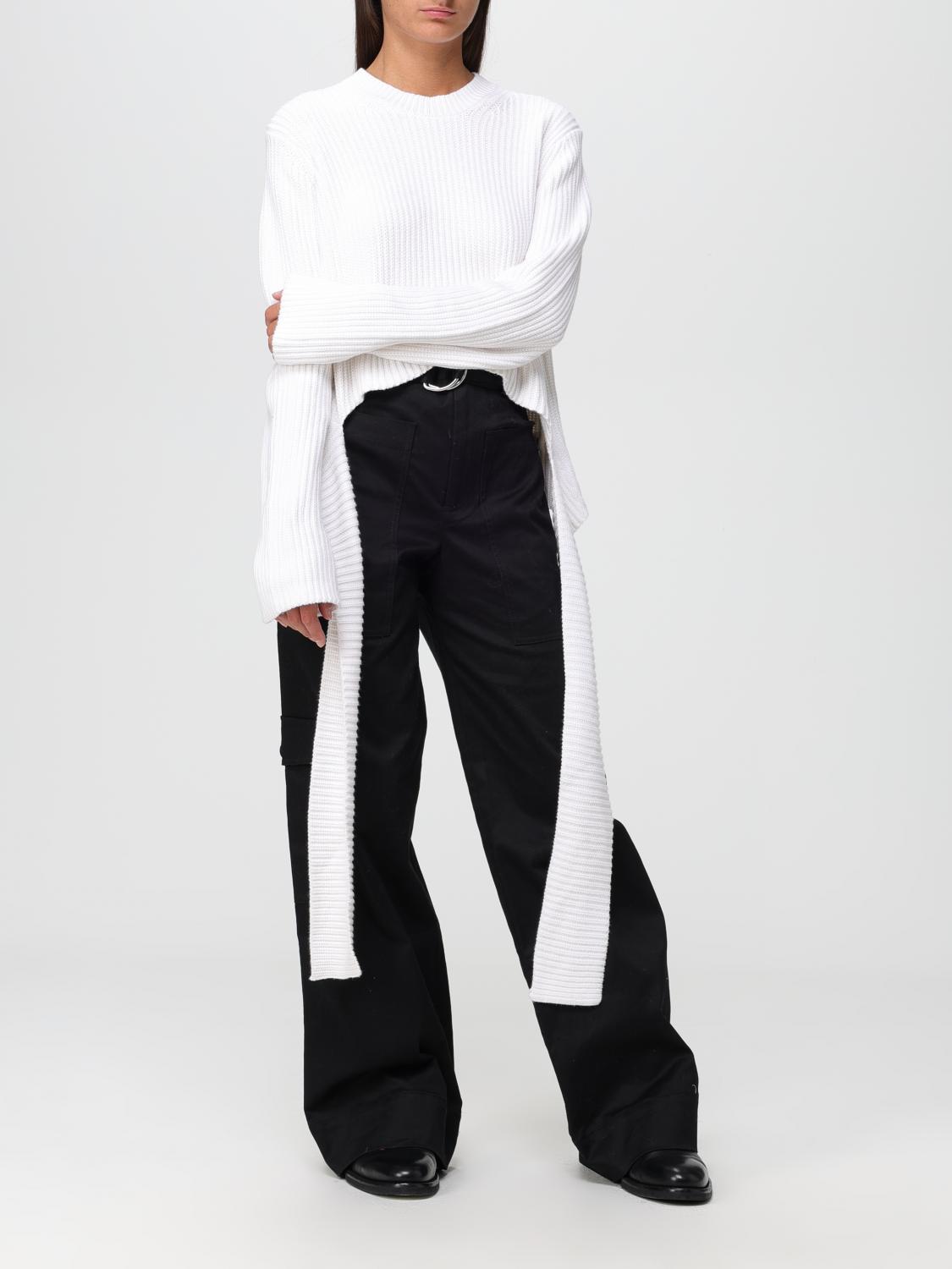 Cropped Ribbed Knit Sweater