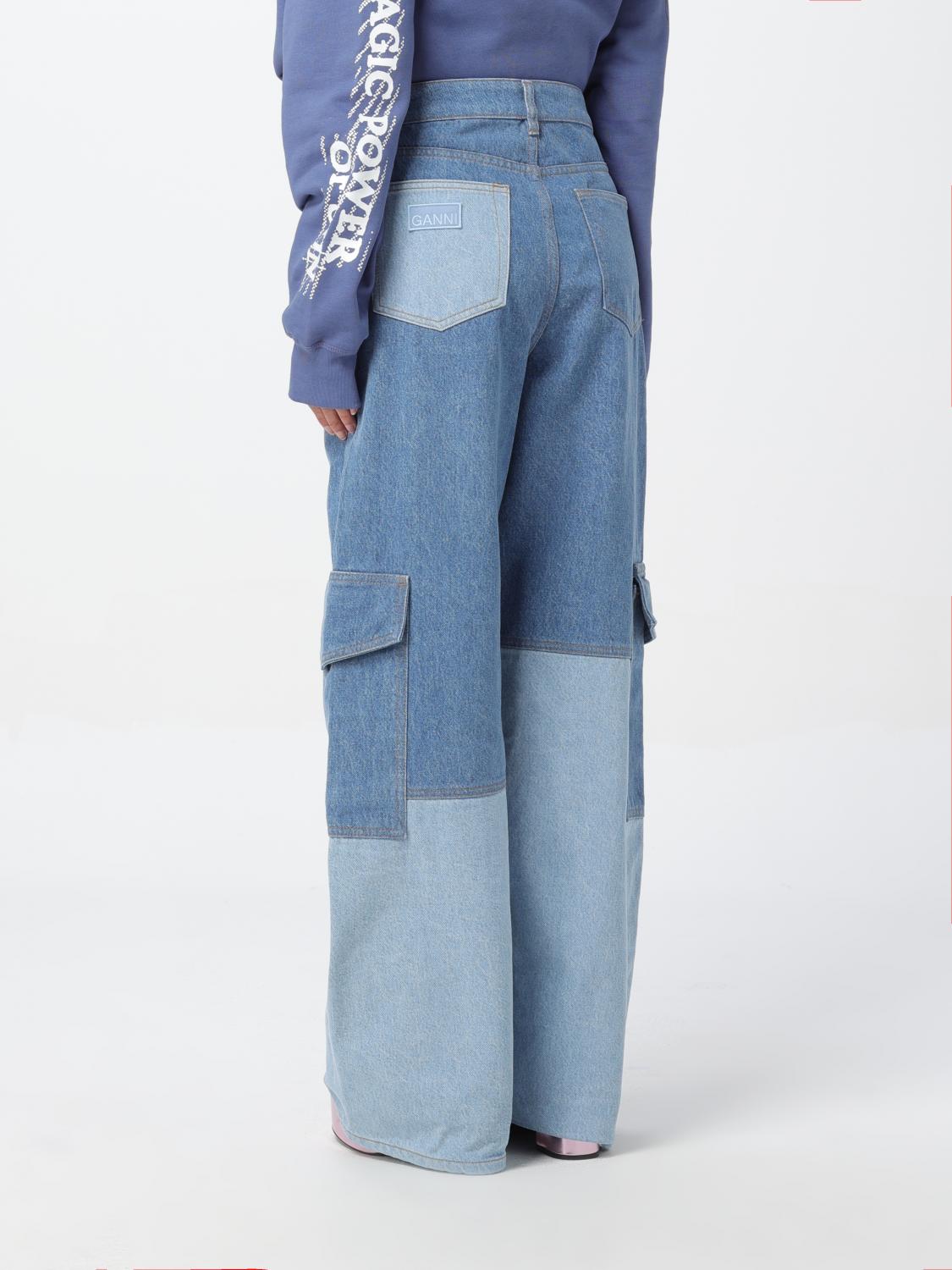 Patchwork Wide Leg Jeans