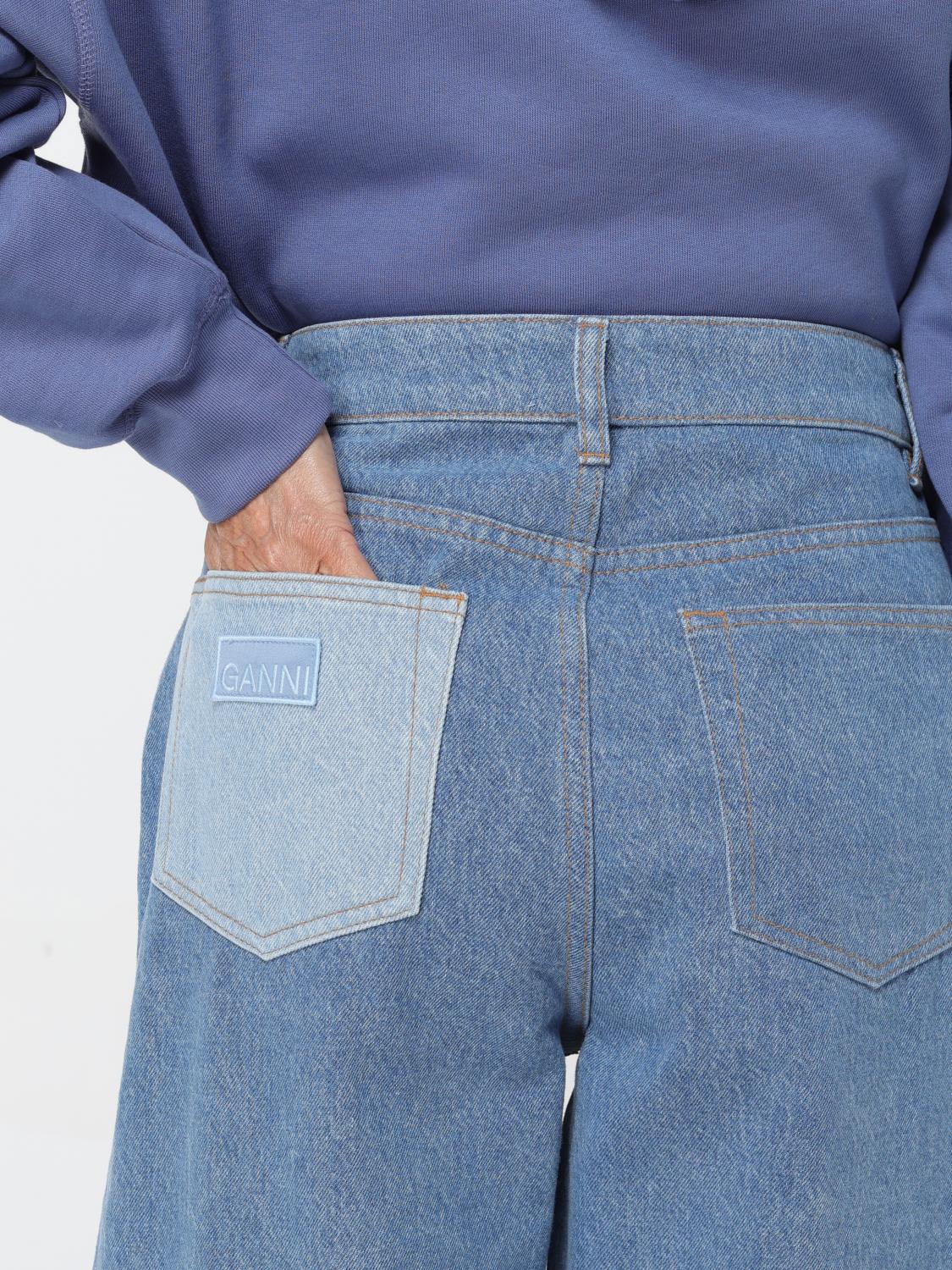 Patchwork Wide Leg Jeans