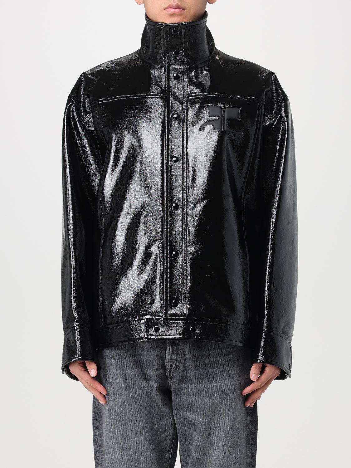 Patent Leather High Neck Jacket