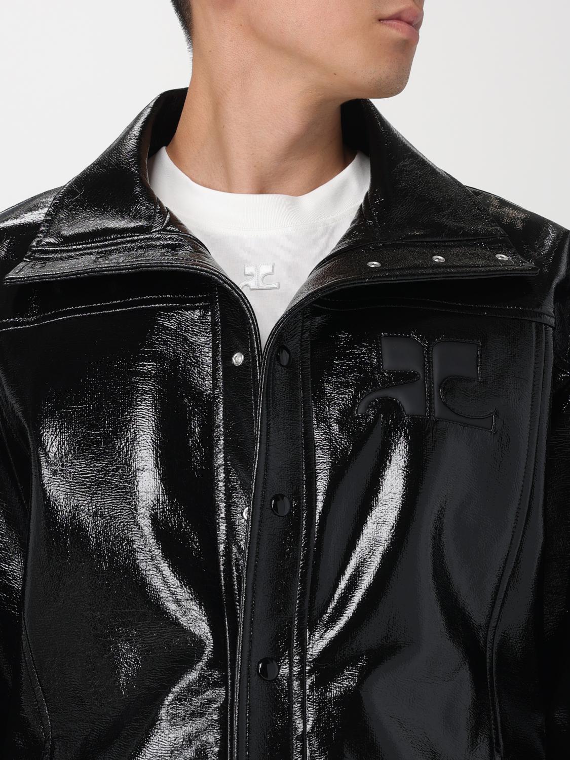 Patent Leather High Neck Jacket