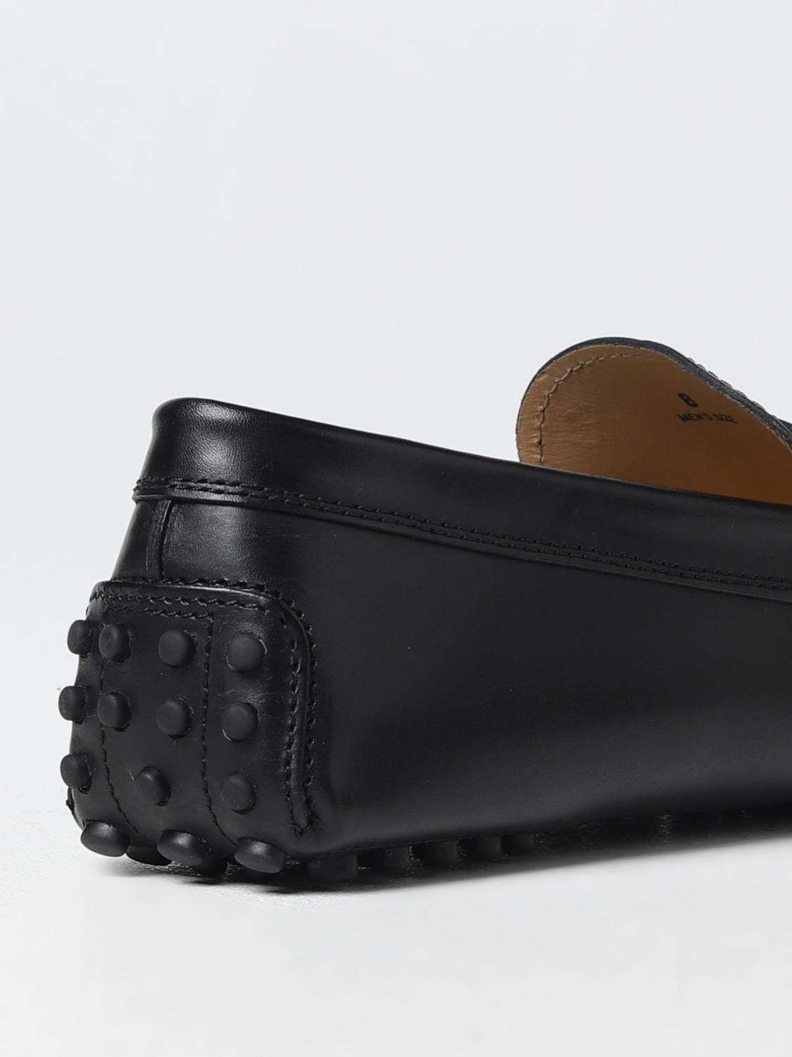 Leather Moccasins with Penny Strap Detailing
