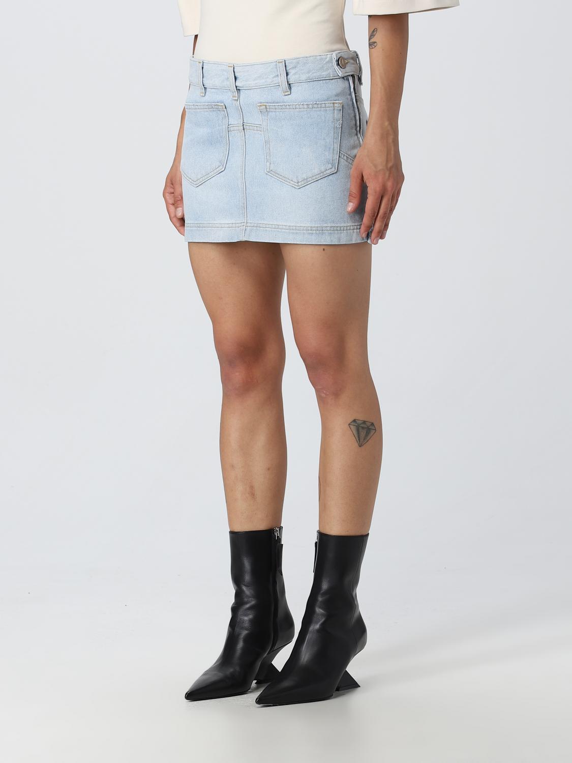 Denim Mini Skirt Classic FivePocket