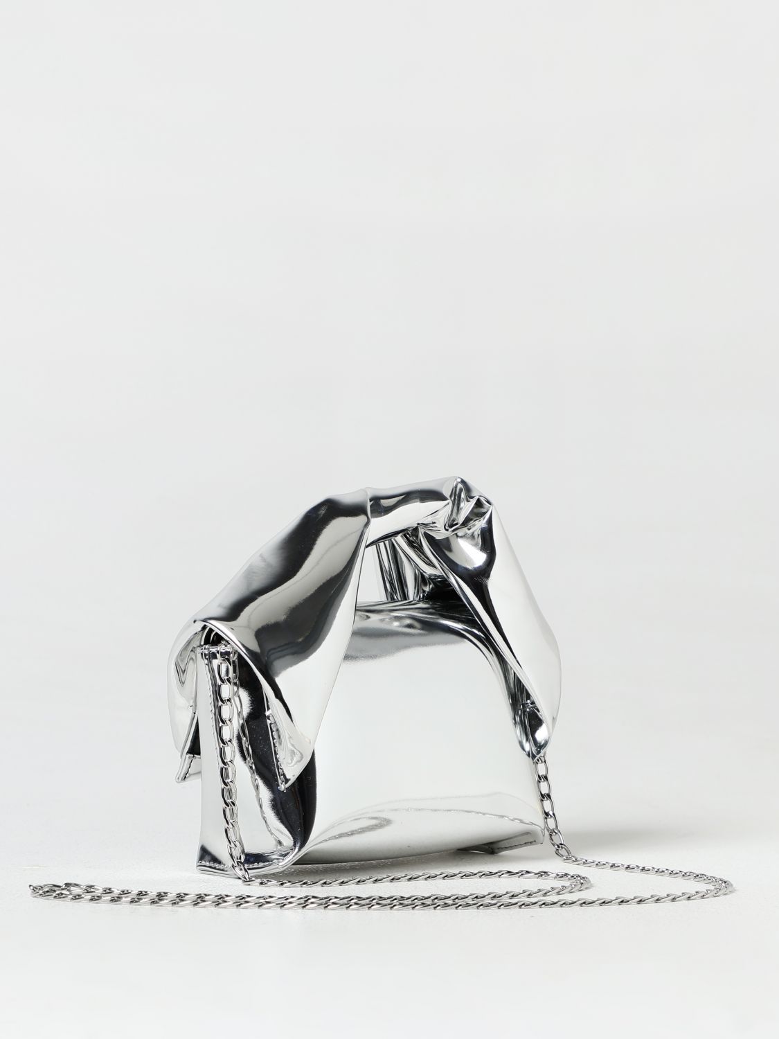 Mini Silver Shoulder Bag