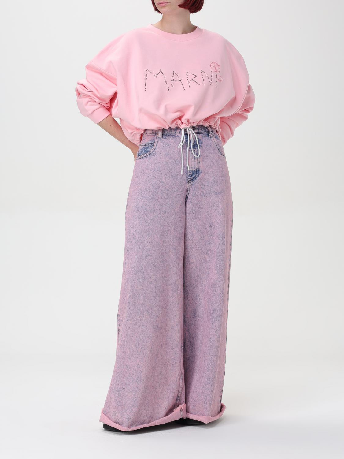 Cropped Crew Neck Long Sleeve Pullover