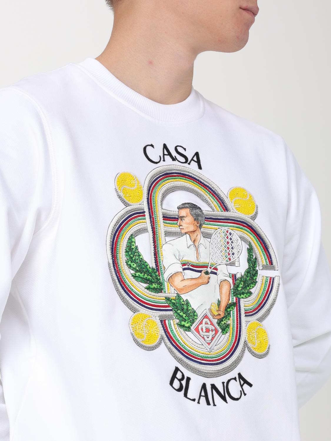 Tennis Player Graphic Sweatshirt