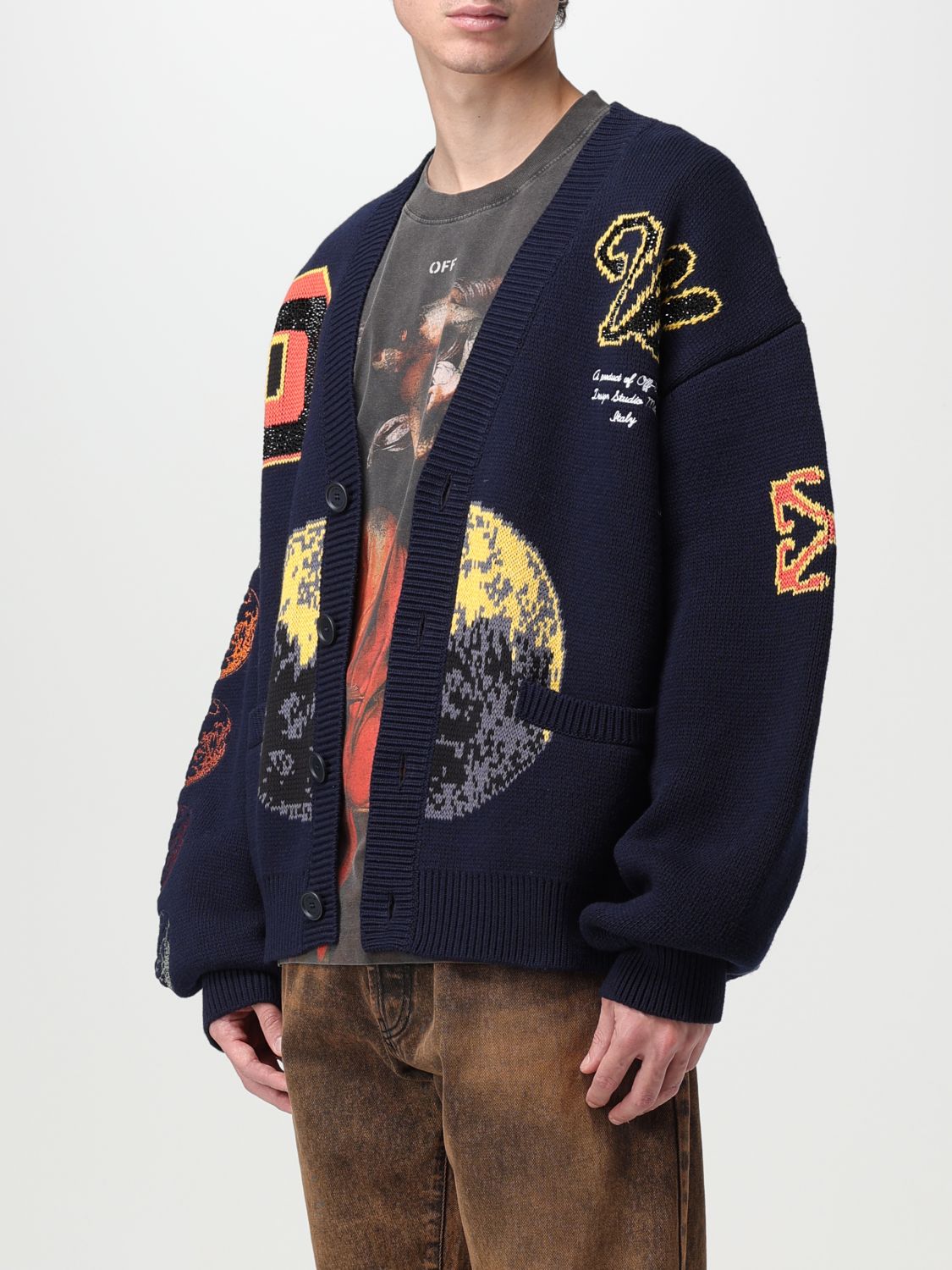 Pixel Moon Varsity Cardigan