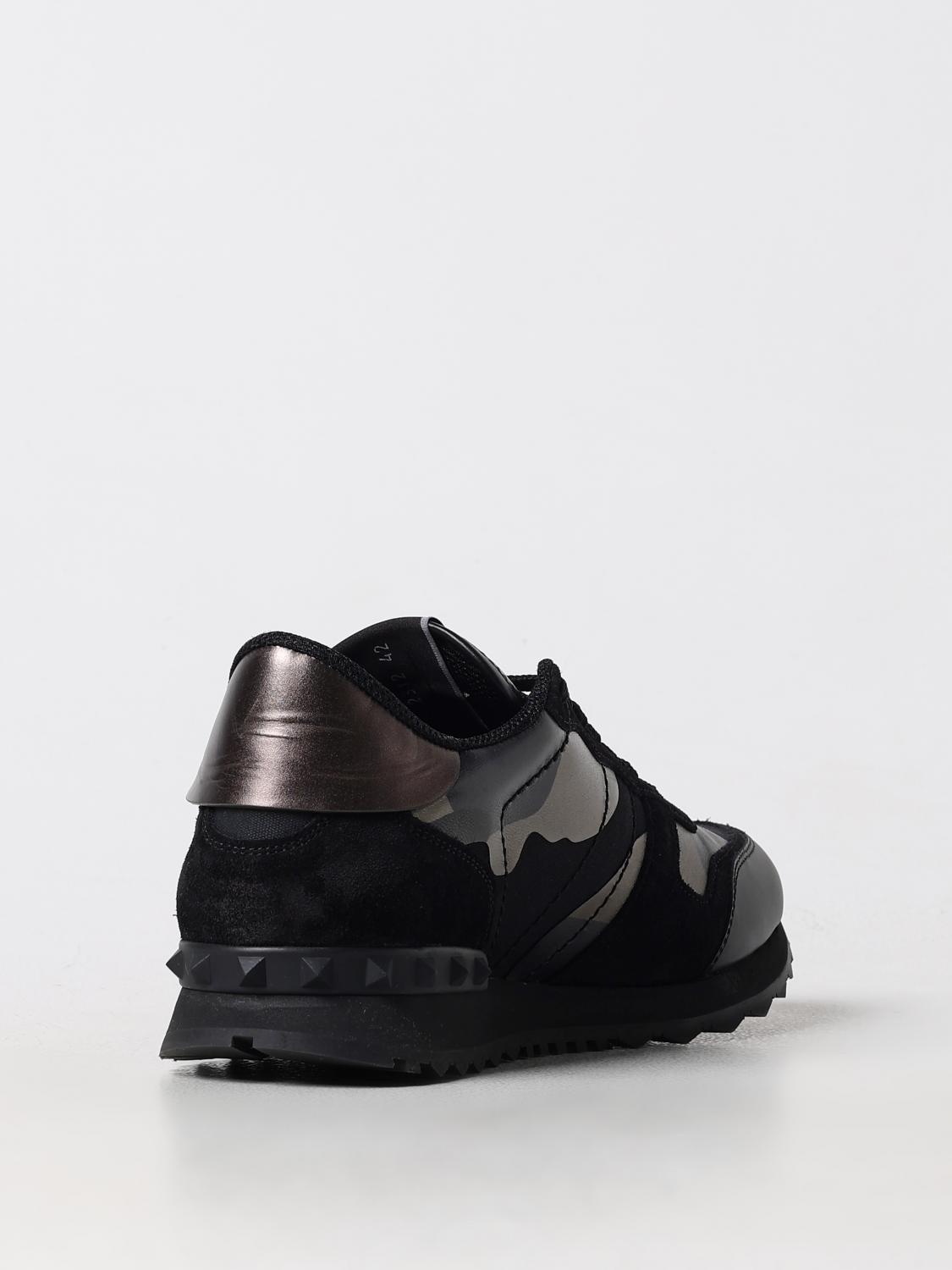 Leather Low-Top Sneakers with Stud Detailing